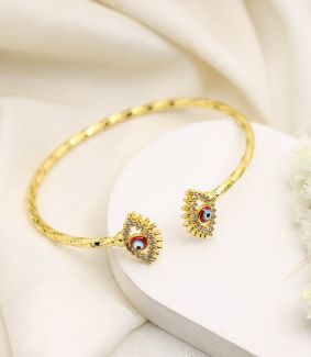 EVIL EYE GOLD PLATED BRACELET