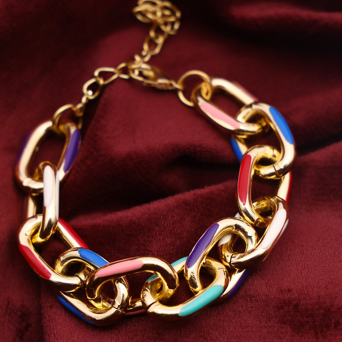 GOLD PLATED LINK BRACELET