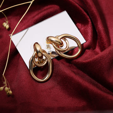 HOOP EARRINGS GOLD PLATED