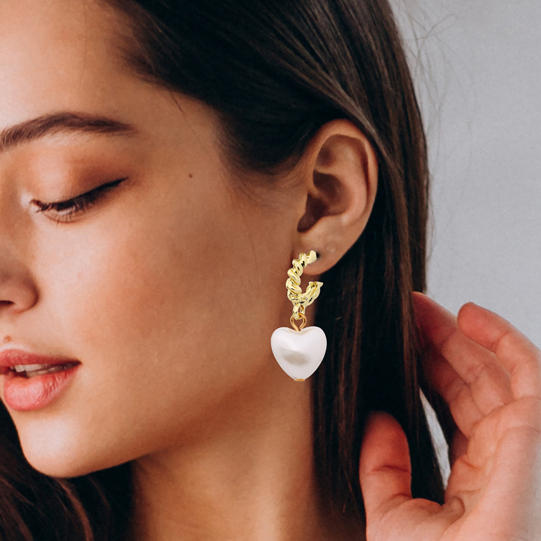 FOLLOW YOUR HEART DROP EARRINGS